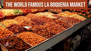 La Boqueria Market In Barcelona & The Best Food Spots There || Food Guide || Infinity Platter ||2022
