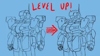 Level Up Your Mecha Drawings/Lineart! (full narration)