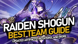 Updated RAIDEN SHOGUN Guide: Top 5 Best Teams, Builds, & Showcase | Genshin Impact Version 4.3