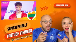 SILVESTER BELT - LUKTELK | Lithuania Eurovision 2024 🇱🇹 | 🇮🇹 Italian Reaction |