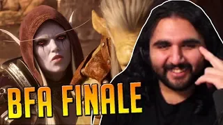 Esfand Reacts To BFA Cinematic FINALE - Saurfang VS Sylvanas (Patch 8.2.5 War Campaign)