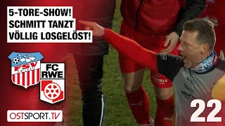 Lustiger Schmitt-Tanz nach 5-Tore-Gala: FSV Zwickau - Rot-Weiß Erfurt | Regionalliga Nordost