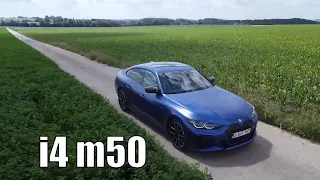 BMW i4 M50 - The Ultimate Electric Driving Experience Captured by Drone