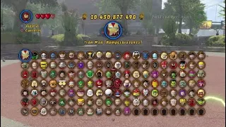 Lego Marvel super heroes - Todos los personajes (All characters)