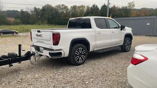 GMC SIERA AT4 3.0 Diesel 2020 , test towing