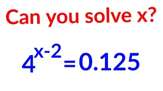 How to deal with this type of exponential questions