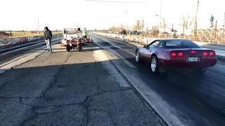 Corvette c4 drag race