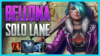 SMITE Conquest: Bellona Solo (Gameplay Guide) | How To Proxy and Build a Lead!