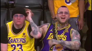 dzinold i bandura na meczu lakers #dzinold  #bandura  #bungee  #nba  #lakers  #viral