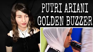 Putri Ariani receives the GOLDEN BUZZER from Simon Cowell | Auditions | AGT 2023 Reaction