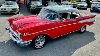 Test Drive 1957 Chevrolet Bel Air 2-Door Hardtop 4 Speed $34,900 Maple Motors #2488