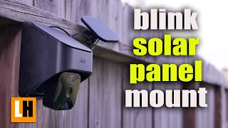 Blink Solar Panel Charging Mount - Unboxing & Installation - Do You Need One?