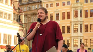 Vincent Wernert (Informatik-Student) | Demo Leipzig 3.10.20