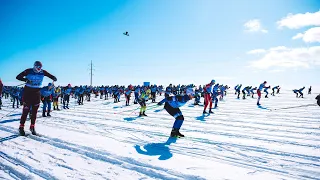 На спорте. Югорский лыжный марафон. 7 часть