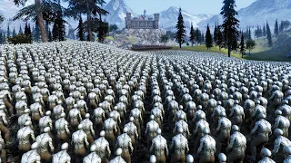 10,000 ZOMBIES LAY SIEGE TO MEDIEVAL CASTLE - UEBS - Ultimate Epic Battle Simulator