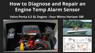 Boat Engine Beeping Alarm - Diagnose and Replace Temperature Sensor