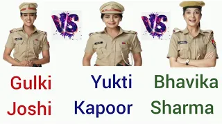 Gulki Joshi VS Yukti Kapoor VS Bhavika Sharma Full Biography Comparison | Madam Sir | Haseena Malik