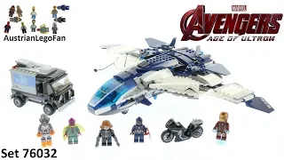 Lego Super Heroes 76032 The Avengers Quinjet City Chase - Lego Speed Build Review