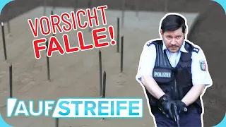 Gefährliches Nagel-Brett: Polizisten entgehen nur knapp einer fiesen FALLE! | Auf Streife | SAT.1