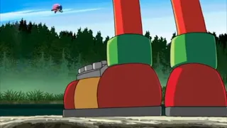 Sonic X Comparison: Knuckles Save Sonic From The Floating Balloon (Japanese VS English)