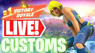 🔴 LIVE Fortnite *CUSTOMS* With Viewers! 🥳 (TIER 100 THEMED Solos, Duos & Trios)