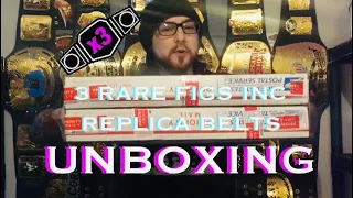 3 RARE FIGS INC | WWE Replica Belt Unboxing