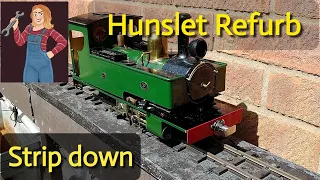 WLLR Hunslet No:14 Refurb - Part:1 Clean up. #gardenrailway  #gardenrailroad #modelengineering