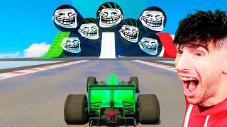 PARKOUR TROLL CON FORMULA 1 !! *FINAL MUY TROLL* GTA V ONLINE - GTA 5 ONLINE