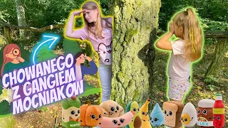 Gang Mocniaków- Chowanego z zadaniami w lesie🌲🤩 Zapomniałyśmy o parówce Patrycji😱