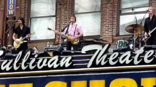 Paul McCartney Ed Sullivan Theater Band on the Run