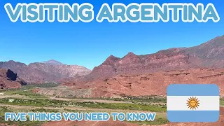 🇦🇷 Visiting ARGENTINA in 2024: five things you MUST KNOW before coming!