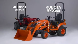 Kubota BX2380 vs Mahindra eMax25