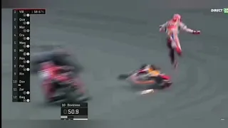 Compilation chute moto gp