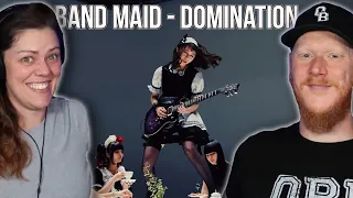 COUPLE React to BAND-MAID - Domination | OFFICE BLOKE DAVE