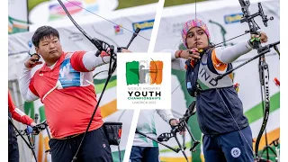 China v India – recurve U21 mixed team bronze | Limerick 2023 World Archery Youth Championships