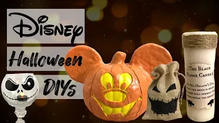 DIY Disney Halloween Decor Ideas // Disney Inspired Halloween Decorations and Crafts