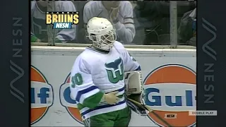 Bruins-Whalers 1990 Game 4 Adams Division Semi-Final 4/11/90