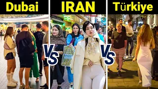 The Difference of Life in 3 Beautiful Countries!! IRAN 🇮🇷 Türkiye 🇹🇷 Dubai 🇦🇪