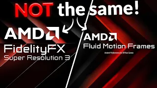 FSR 3 Is NOT the Same as Fluid Motion Frames Here's Why…