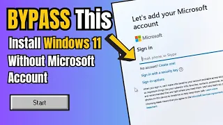 Install Windows 11 without Microsoft Account 2023 (Enable Local Account)