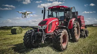 ⭐Prasowanie Żyta W Kulki⭐Zetor Forterra 130 HD & Case RB 344⭐GR.Gorzka⭐