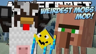 Minecraft | WEIRDEST MOBS EVER!! (Throwing Villagers, Fat Chickens & More!) | Mod Showcase