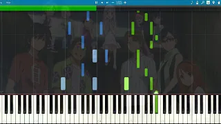 [Synthesia] AnoHana OST (Ending) - Secret Base (Piano) [AnoHana]