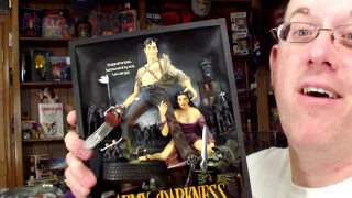 Truly Groovy! Army of Darkness Movie Poster Collectible Sculpture