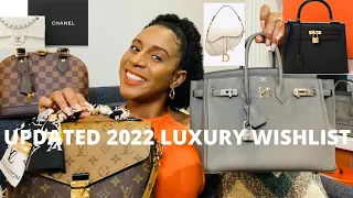 UPDATED 2022 LUXURY WISHLIST | Hermès, Chanel, Dior & Louis Vuitton