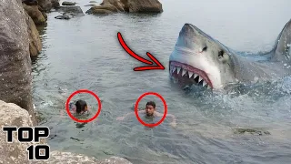 Top 10 Scary Shark Encounters