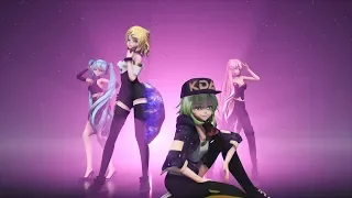 K/DA - POP/STARS (ft Madison Beer, (G)I-DLE, Jaira Burns) | MMD FANMADE PV