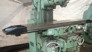 Dufour Universal Milling Machine Model: 624D Video