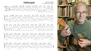 Hallelujah - Leonard Cohen (Ukulele fingerstyle tutorial)