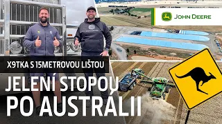 Jelení stopou po Austrálii: X9tka s 15metrovou lištou